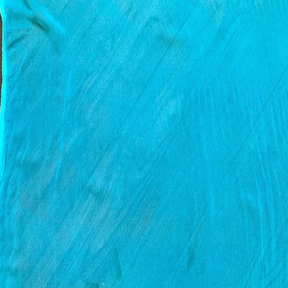 Elegant Turquoise Chiffon scarf